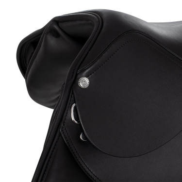 Selle d'équitation en cuir Mercury Equestro Noir
