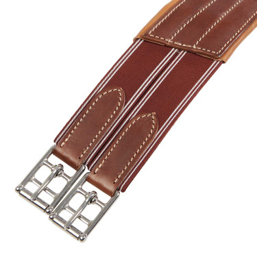 Sangle bavette obstacle en cuir Desiree Equestro Sangle bavette obstacle en cuir Desiree Equestro