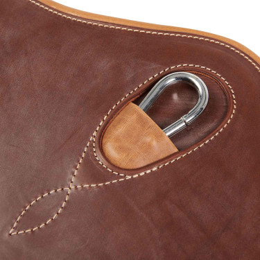 Sangle bavette obstacle en cuir Desiree Equestro Sangle bavette obstacle en cuir Desiree Equestro