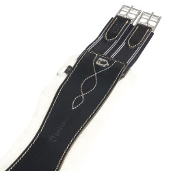 Sangle obstacle en cuir avec mouton synthétique Alizee Equestro Noir Sangle obstacle en cuir avec mouton synthétique Alizee Equestro Noir