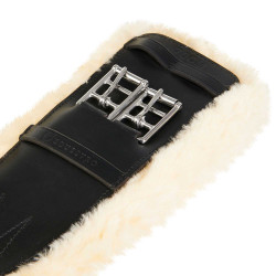Sangle de dressage en cuir Gisele Equestro Noir Sangle de dressage en cuir Gisele Equestro Noir