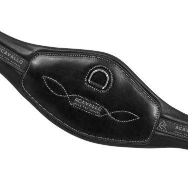 Sangle anatomique obstacle en cuir souple Acavallo Sangle anatomique obstacle en cuir souple Acavallo