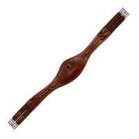 Sangle anatomique obstacle en cuir souple Acavallo Cognac Marron Sangle anatomique obstacle en cuir souple Acavallo Cognac Marron