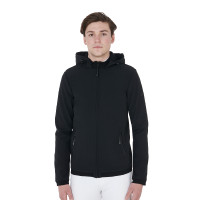 Aangepaste softshell-jas voor heren met fleecevoering Livigno Equestro Zwart