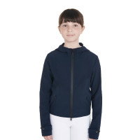 Technisch softshelljack voor kinderen Equestro Marine Marineblauw Technisch softshelljack voor kinderen Equestro Marine Marineblauw
