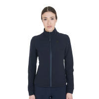 Veste technique femme en tissu perforé Hamar Equestro Marine Bleu marine Veste technique femme en tissu perforé Hamar Equestro Marine Bleu marine