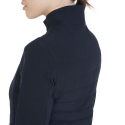 Veste technique femme en tissu perforé Hamar Equestro Marine Bleu marine
