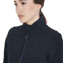 Veste technique femme en tissu perforé Hamar Equestro Marine Bleu marine
