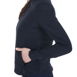 Veste technique femme en tissu perforé Hamar Equestro Marine Bleu marine