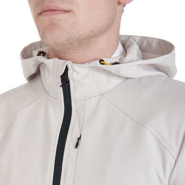 Veste softshell technique homme Equestro Grège Beige