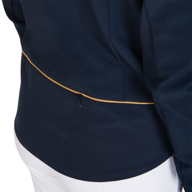 Technisch softshelljack voor kinderen Equestro Marine Marineblauw