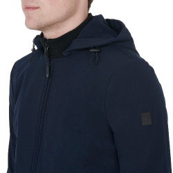 Aangepaste softshell-jas voor heren met fleecevoering Livigno Equestro Marine Marineblauw