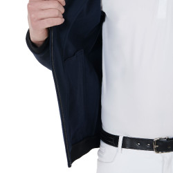 Aangepaste softshell-jas voor heren met fleecevoering Livigno Equestro Marine Marineblauw