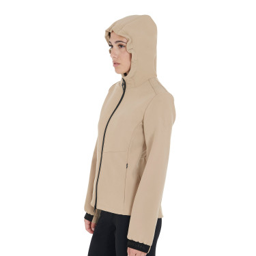 Veste softshell ajustée femme avec poches dissimulées Equestro Beige