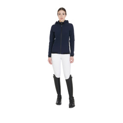 Aangepaste softshell-jas met fleecevoering voor dames Gardena Equestro Marine Marineblauw