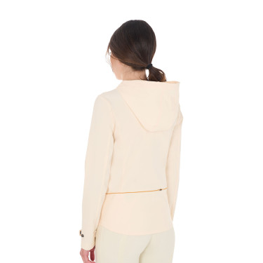 Aangesloten softshell-jas met winddichte rits voor dames Equestro Antiek wit Beige