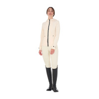 Aangesloten softshell-jas met winddichte rits voor dames Equestro Antiek wit Beige