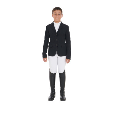 Unisex wedstrijdjasje kind Reverse Equestro Zwart