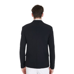 Veste de concours perforée homme en tissu technique Equestro Noir Veste de concours perforée homme en tissu technique Equestro Noir