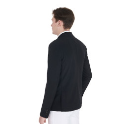 Veste de concours perforée homme en tissu technique Equestro Noir Veste de concours perforée homme en tissu technique Equestro Noir