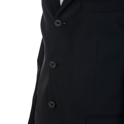 Veste de concours perforée homme en tissu technique Equestro Noir Veste de concours perforée homme en tissu technique Equestro Noir