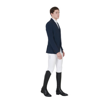 Veste de concours perforée homme en tissu technique Equestro Veste de concours perforée homme en tissu technique Equestro