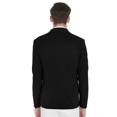 Veste de concours perforée homme 3 boutons Equestro Veste de concours perforée homme 3 boutons Equestro