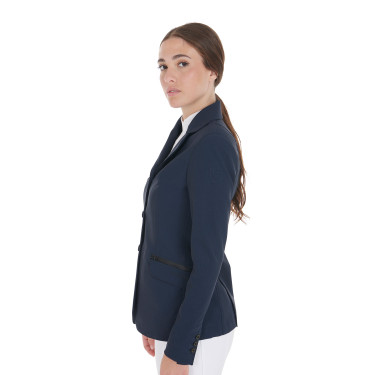 Veste de concours perforée femme 3 boutons Equestro Veste de concours perforée femme 3 boutons Equestro