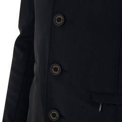 Veste de concours homme avec logo brodé contrasté Equestro Noir Veste de concours homme avec logo brodé contrasté Equestro Noir