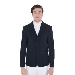Veste de concours homme avec logo brodé contrasté Equestro