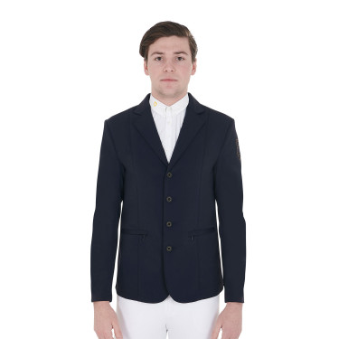 Veste de concours homme avec logo brodé contrasté Equestro
