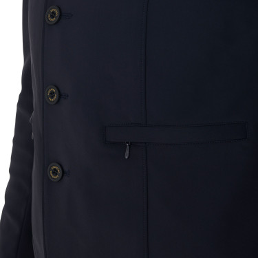 Veste de concours homme avec logo brodé contrasté Equestro Veste de concours homme avec logo brodé contrasté Equestro