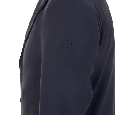 Veste de concours homme 3 boutons Elegance Equestro Marine blazer Bleu marine Veste de concours homme 3 boutons Elegance Equestro Marine blazer Bleu marine