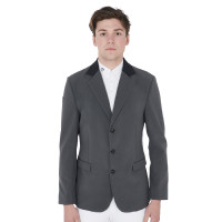Veste de concours homme 3 boutons Elegance Equestro Noir