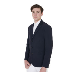 Veste de concours homme 3 boutons Elegance Equestro Marine Bleu marine Veste de concours homme 3 boutons Elegance Equestro Marine Bleu marine