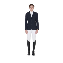 Veste de concours homme 3 boutons Elegance Equestro Marine Bleu marine Veste de concours homme 3 boutons Elegance Equestro Marine Bleu marine