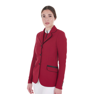 Veste de concours femme en tissu technique stretch Equestro Veste de concours femme en tissu technique stretch Equestro