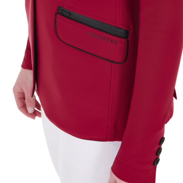 Veste de concours femme en tissu technique stretch Equestro Veste de concours femme en tissu technique stretch Equestro