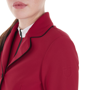 Veste de concours femme en tissu technique stretch Equestro Veste de concours femme en tissu technique stretch Equestro
