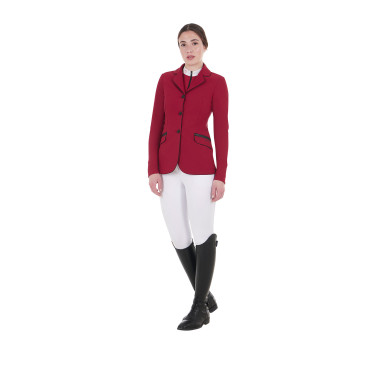 Veste de concours femme en tissu technique stretch Equestro Veste de concours femme en tissu technique stretch Equestro