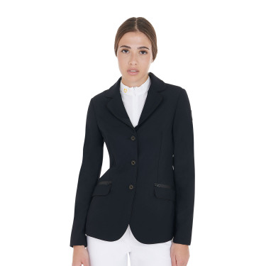 Veste de concours femme en tissu technique stretch Equestro Veste de concours femme en tissu technique stretch Equestro