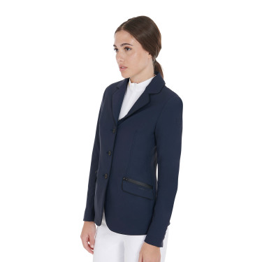 Veste de concours femme en tissu technique stretch Equestro Veste de concours femme en tissu technique stretch Equestro