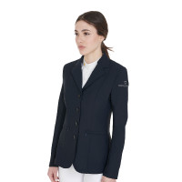 Veste de concours femme avec coupe anatomique 4 boutons Active Equestro Marine Bleu marine Veste de concours femme avec coupe anatomique 4 boutons Active Equestro Marine Bleu marine
