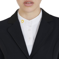 Veste de concours à 3 boutons femme Elegance Equestro Noir