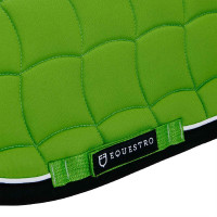 Tapis de selle poney White Trim Equestro Citron / noir Jaune