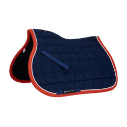 Tapis de selle poney White Trim Equestro Marine / rouge Bleu Tapis de selle poney White Trim Equestro Marine / rouge Bleu