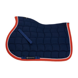 Tapis de selle poney White Trim Equestro Marine / rouge Bleu Tapis de selle poney White Trim Equestro Marine / rouge Bleu