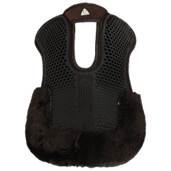 Schokdemper achter van suède met schapenvacht en voor van gel Acavallo Bruin / bruin Schokdemper achter van suède met schapenvacht en voor van gel Acavallo Bruin / bruin