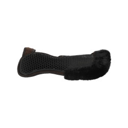 Amortisseur suede arrière mouton et avant en gel Acavallo Marron / noir Amortisseur suede arrière mouton et avant en gel Acavallo Marron / noir