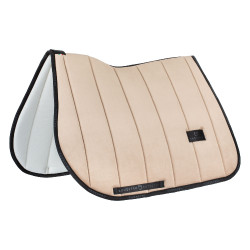 Tapis de selle obstacle en velours et tissu technique Equestro
